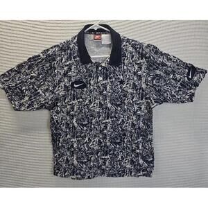Vintage Dallas Cowboys Pro Line Nike Polo Single Stitch AllOver Rare Medium EUC
